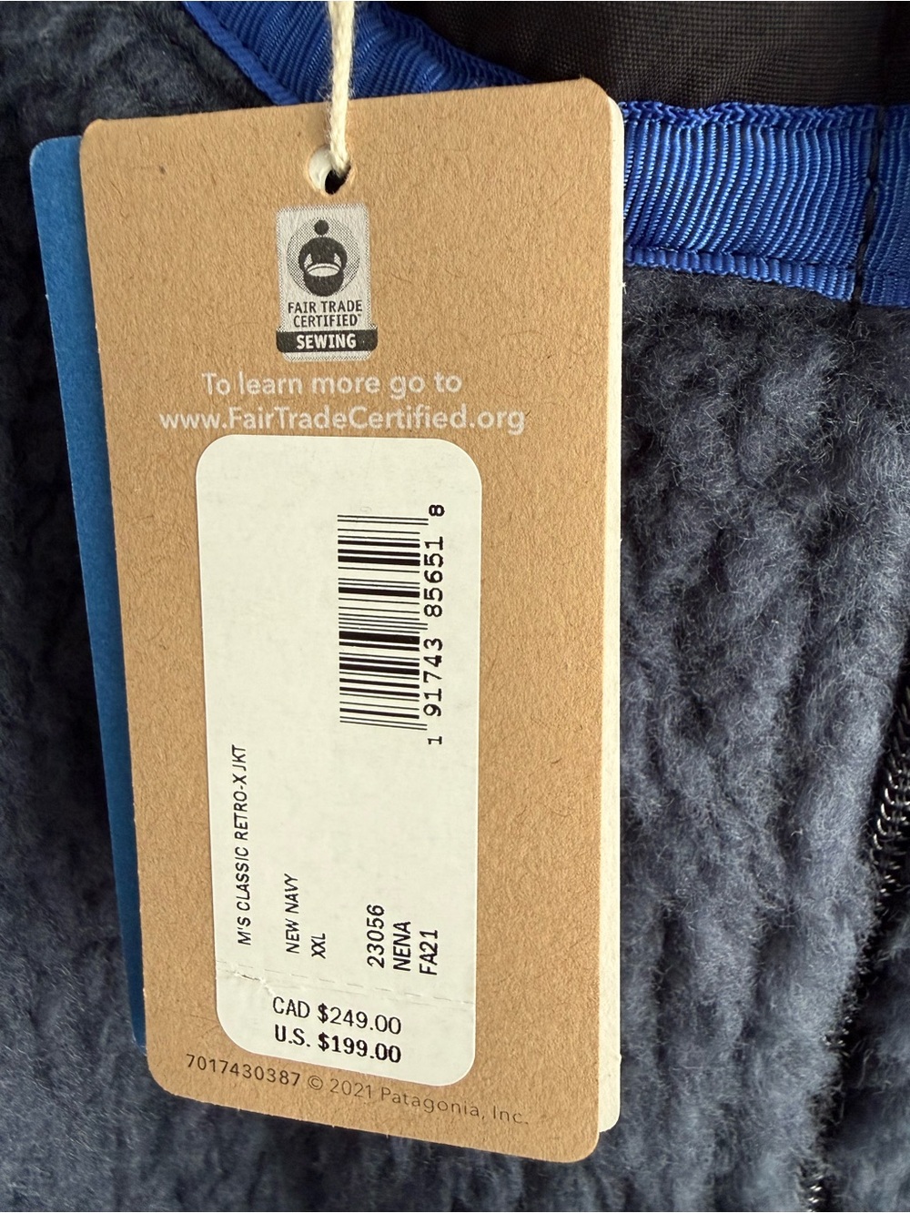 Patagonia Men’s Retro X Fleece Jacket - NWT - Picture 5 of 7